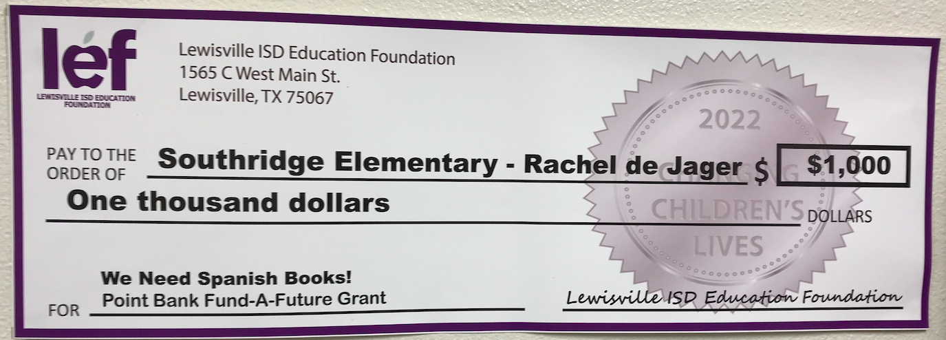  LEF Grant